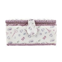 Magideal - Estuche De Transporte Accesorio De Gran Capacidad Caja De Costura De Viaje Para Amantes Hechos A Mano