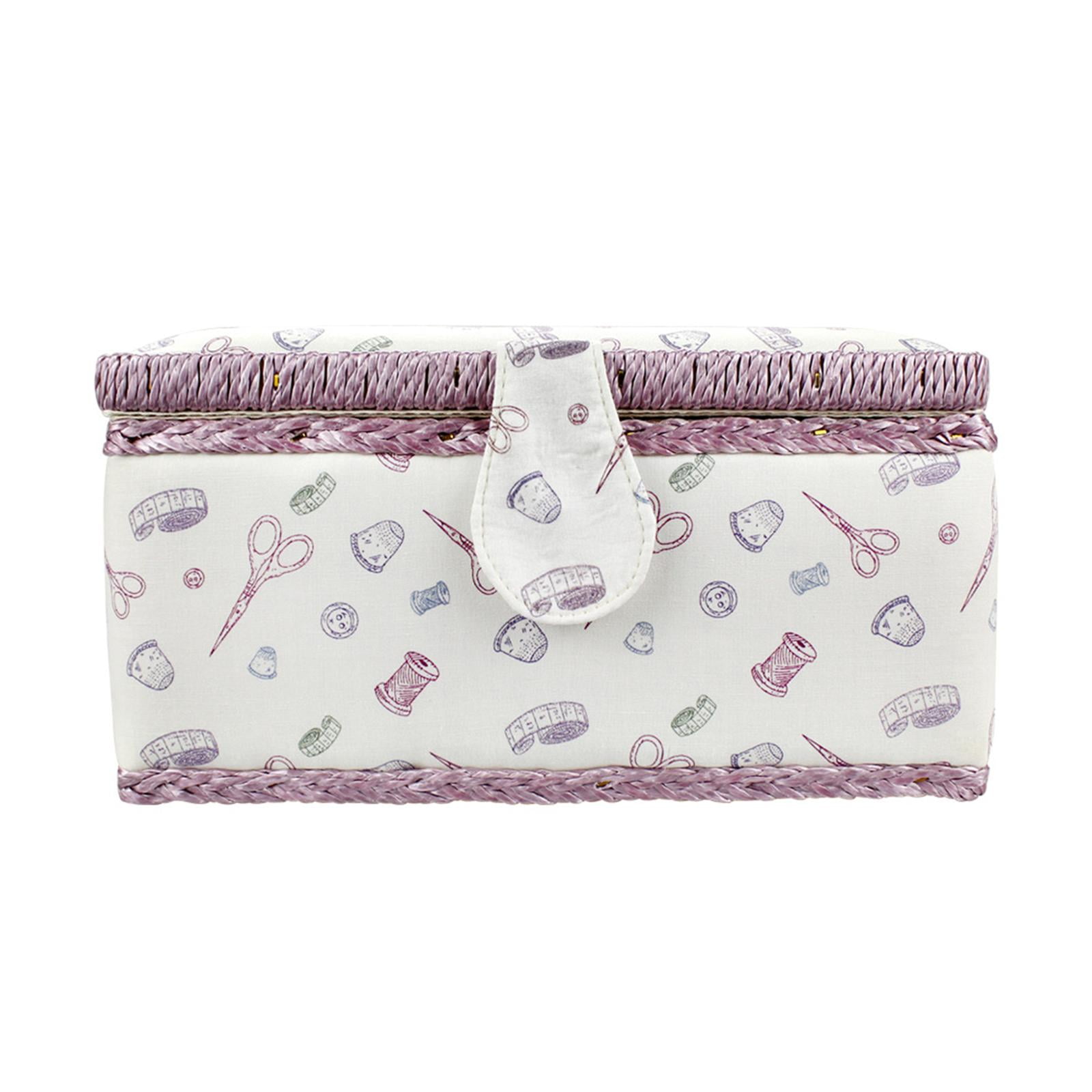 Magideal - Estuche De Transporte Accesorio De Gran Capacidad Caja De Costura De Viaje Para Amantes Hechos A Mano