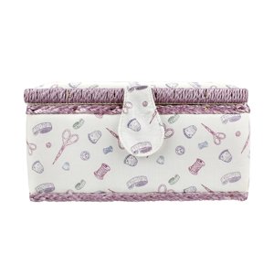 Magideal - Estuche De Transporte Accesorio De Gran Capacidad Caja De Costura De Viaje Para Amantes Hechos A Mano