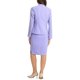 thumbnail image 3 of INSPIRE CHIC Conjunto de Falda para Mujer Regreso a Clases Traje de Maestra Conjunto de Blazer sin Cuello y Faldas Lápiz 2 Piezas Conjuntos Elegantes XL Lila, 3 of 6