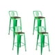 thumbnail image 1 of Set 4 Pisos Taburete De Bar 75 Cm Tolix George Verde, 1 of 3