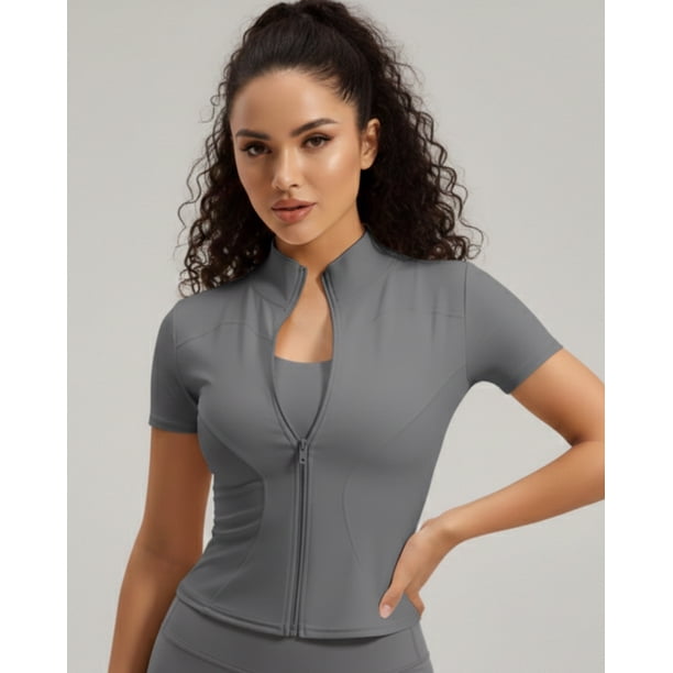 Polera Deportiva Mujer con Cierre SportFlex