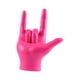 thumbnail image 3 of Estatua Con Gesto De Dedo "Te Amo", Escultura De Mano De Roca Para Gabinete, Color Rosa, 3 of 5