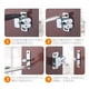 thumbnail image 2 of Retenedor Sujetador Cangrejo Puerta Mueble Zinc 20 Un, 2 of 2