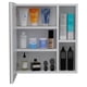 thumbnail image 4 of Botiquin Para Baño Labelle Blanco Con Espejo, 4 of 8