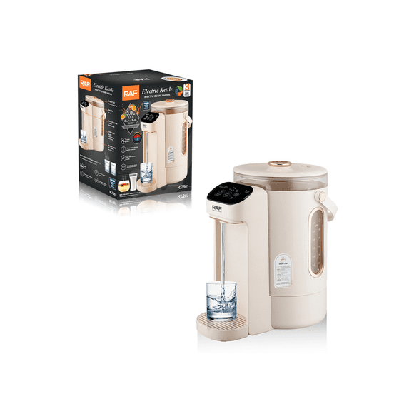 Hervidor De Agua Termo Eléctrico 3l Litros Raf 800w Rosa