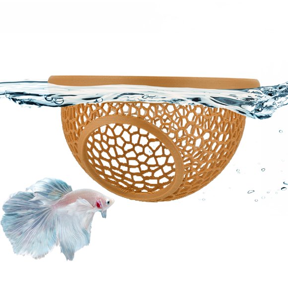 Cueva Flotante Betta Hide sicutoz 6,8 × 6,8 × 3,5 cm PLA