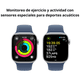thumbnail image 4 of Apple Watch Series 10 (GPS) Caja de aluminio 42mm con correa Denim Sport Band 2024 plateado S/M, 4 of 8