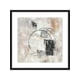 thumbnail image 1 of Cuadro Decorativo Abstracto Pintado a Mano Con Vidrio Giro Abstracto I 80x80, 1 of 1