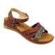 thumbnail image 2 of Sandalias Baja Mujer con Hebilla para Verano 12363 Chocolate, 2 of 5