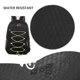 thumbnail image 4 of Mochila CLEVER BEES 25 L Negra Resistente al Agua, 4 of 7