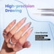 thumbnail image 2 of Beetles Gel Polish Nail Art Brushes, 6 Pcs Fingernail Art Design Set, 2 of 3