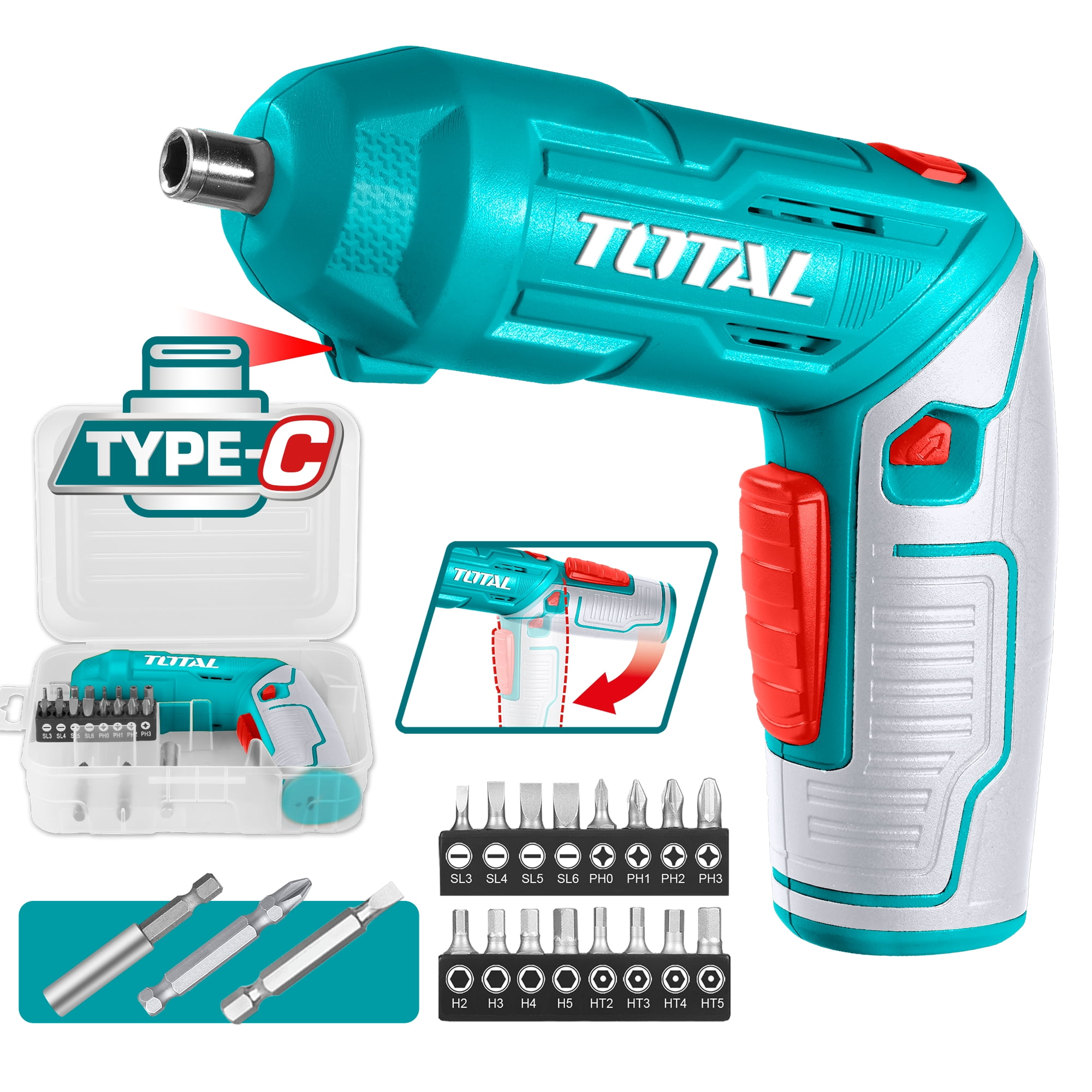 Destornilador Inalambrico 4v Total