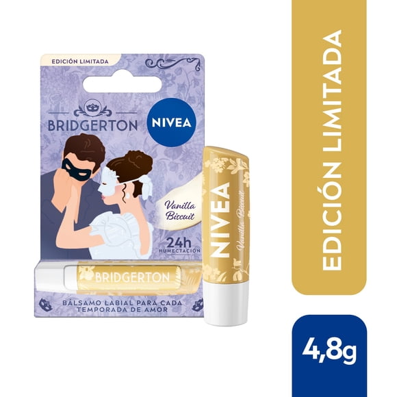 NIVEA Bálsamo Labial Vanilla Biscuit Ed Ltda Bridgerton