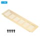 thumbnail image 3 of Uxcell 10"x3" Cubierta de Ventilación Rectangular Rejilla de Puerta Cubierta de Ventilación con Lamas con Tornillos para Gabinete Tono Dorado, 3 of 6