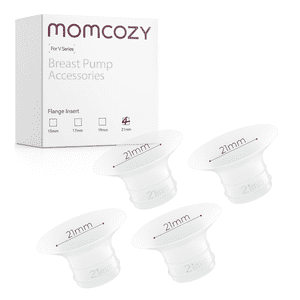 Momcozy Accesorio Original Para Sacaleches Momcozy V1 Pro/V2 Pro, Recambio Original Insertos De Brida 21Mm, 4 Unidades