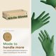 thumbnail image 4 of Guantes de Nitrilo SUP sin polvo, 100 unidades, color verde, talla pequeña, 4 of 7