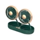 thumbnail image 1 of Ventilador De Refrigeración De Coche Dispositivos Duraderos De Doble Cabezal Ventilador De Coche Para Vehículos RV SUV Verde, 1 of 5
