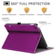 thumbnail image 3 of Funda Para Tablet Para Ipad De 10 2 De Cuero Pu Morado, 3 of 6