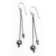 thumbnail image 1 of Aros de plata 925 colgantes sin piedra, 1 of 3
