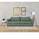 thumbnail image 2 of Sofa Elena 2 Cuerpos Felpa Verde Menta, 2 of 3