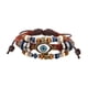 thumbnail image 1 of Pulsera De Cuero De PU Multicapa Pulsera De Ojo Azul De Estilo Vintage, 1 of 5