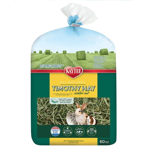 Alimento Para Mascotas Kaytee Wafer Cut, Totalmente Natural, Timothy Hay, 1,77 Kg