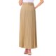 thumbnail image 1 of INSPIRE CHIC Falda Plisada para Mujer con Cintura Alta Elástica y Cinturón, Falda Maxi de Línea A Fluida 3XL Caqui, 1 of 7