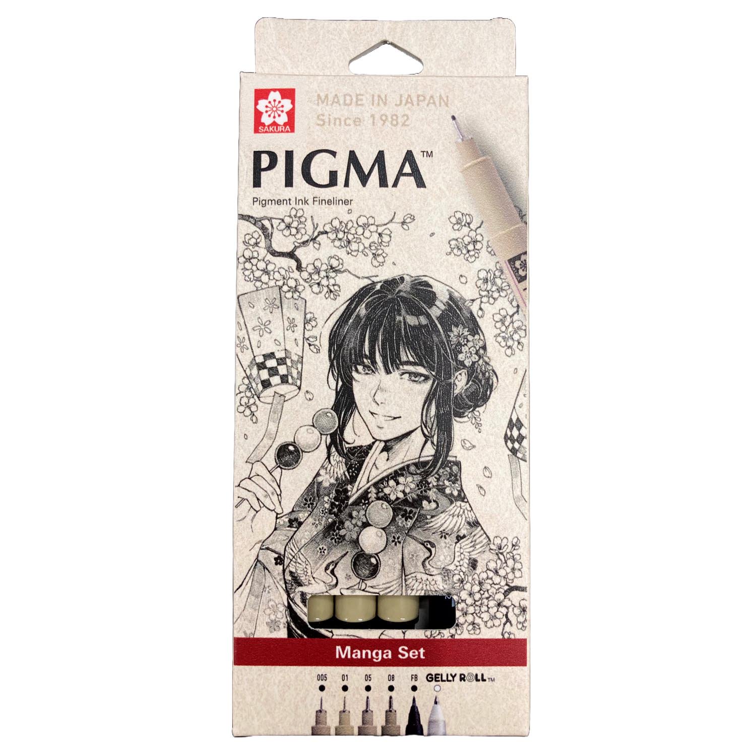 Set Tiralíneas Manga Basic Sakura