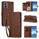 thumbnail image 2 of Funda Cartera Trébol para Motorola Moto G55 5G con Ranuras Tarjetas y Carga Inalámbrica Marrón, 2 of 6