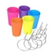 thumbnail image 2 of 5 Piezas Contenedores De Tablero Perforado Con Ganchos Tazas De Tablero Perforado De Fácil Instalación Con Anillos Multicolor Aleatorio, 2 of 3