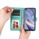 thumbnail image 5 of Funda tipo cartera FOXDOCK para OPPO A92s , diseño girasol en relieve, cuero PU, cierre magnético, soporte y tarjetero, 5 of 5