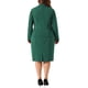 thumbnail image 4 of Agnes Orinda Tallas Grandes Trajes de Escuela y Universidad para Mujeres Conjuntos de Dos Piezas Chaquetas Blazers y Vestido Sin Mangas Trajes de Negocios Informales 4X Verde Oscuro, 4 of 8