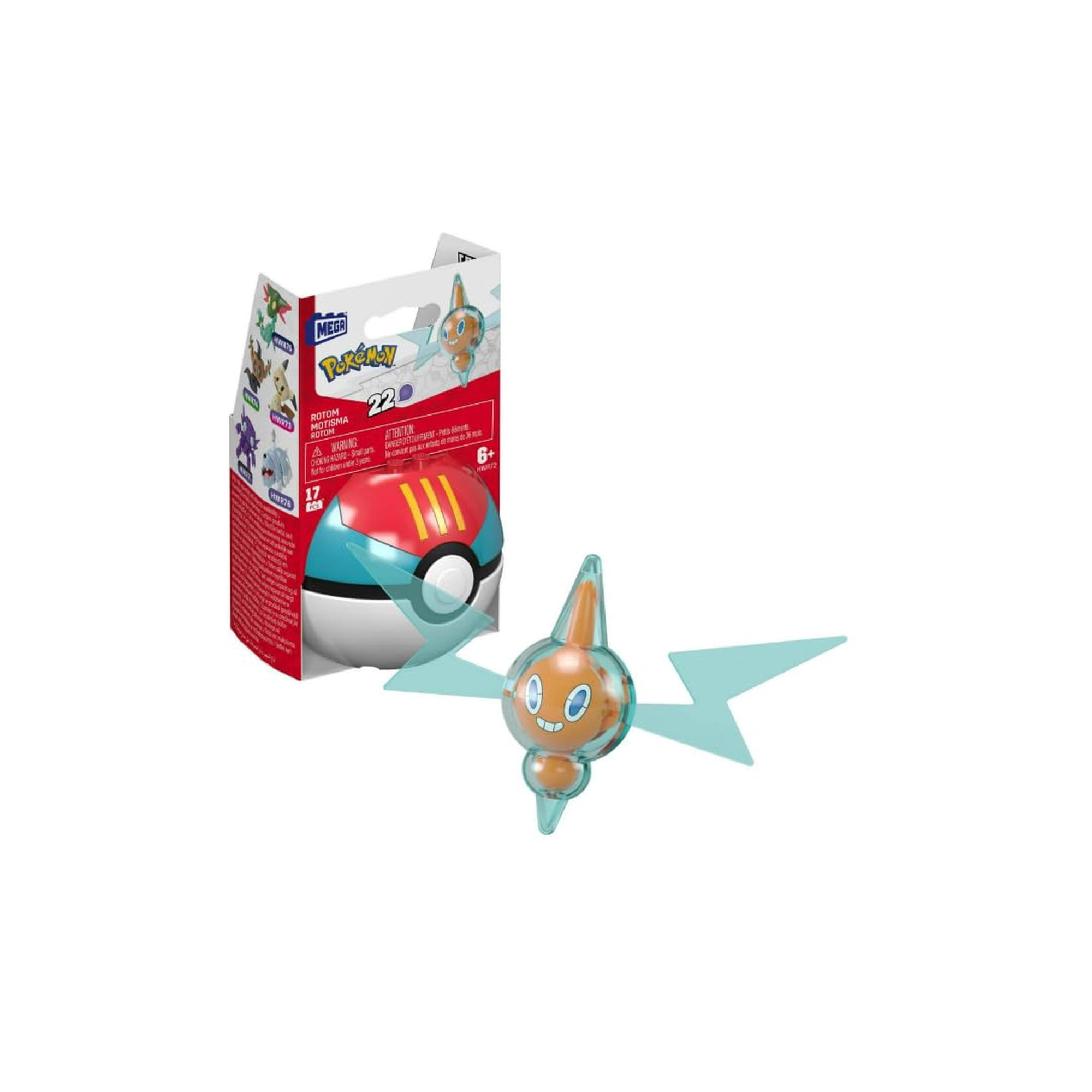 Set De Construcción Pokémon Rotom De Mega Brands Con Bola De Señuelo