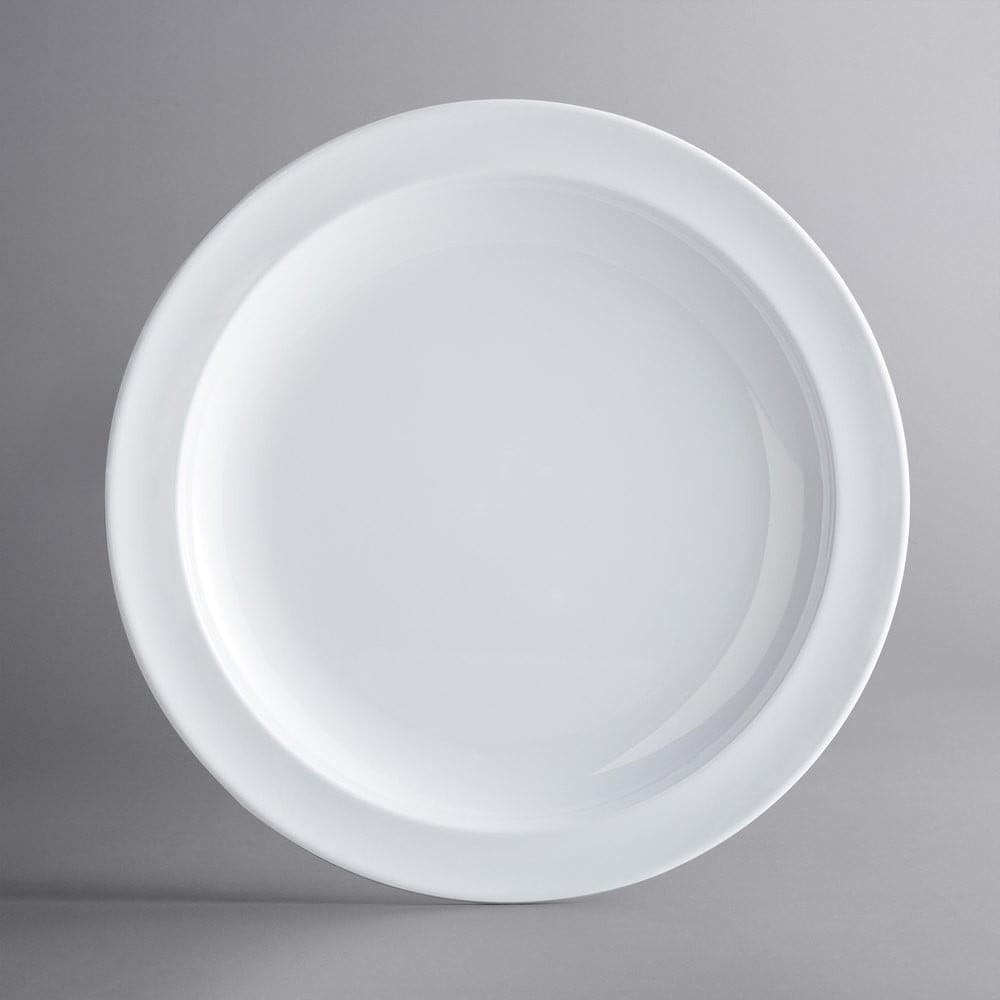 Imahe - Set De 6 Plato Pizza Blanco 24.5 Cm.