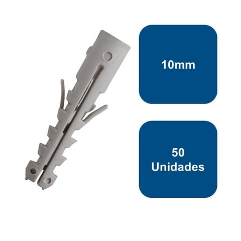 Anclajes - Tarugo Nylon 10Mm 50Un.