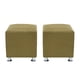thumbnail image 1 of Set Pouf Cali 1c Felpa 12 Verde Musgo, 1 of 5