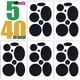 thumbnail image 3 of Chaqueta acolchada Repair Patch Kit OIIKI, 40 unidades, nailon negro, 3 of 7