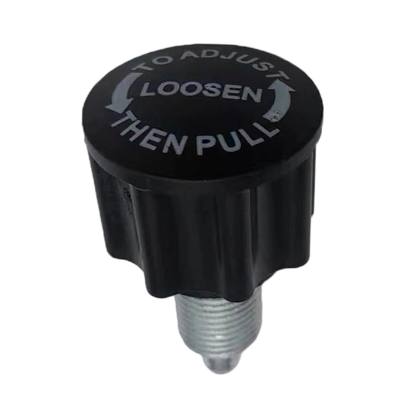 Magideal - Perilla De Tracción Para Bicicleta Estática, Equipo De Ejercicio Con Rosca Metálica, Perilla De 16 Mm, Agarre Ergonómico, Fácil Instalación Para Bicic Negro