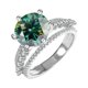 thumbnail image 1 of Anillos de Moissanita de Oro Blanco de 18K de 5Uds para Mujer Regalo Color D Claridad VVS1 Anillos de Diamante Anillo de Plata Esterlina 925 Joyería Moissanite Engagement Rings con Certificado, 1 of 8