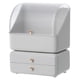 thumbnail image 2 of Organizador De Maquillaje De Escritorio Caddy Holder Organizadores De Cuidado De La Piel Para Cajón De Encimera Flip White, 2 of 5