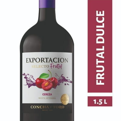 Coctel Vino Frutal Cereza 8° Botella 1.5 L Exportación Selecto