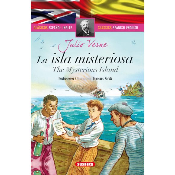 Libro Susaeta Ediciones La isla misteriosa Español-Inglés
