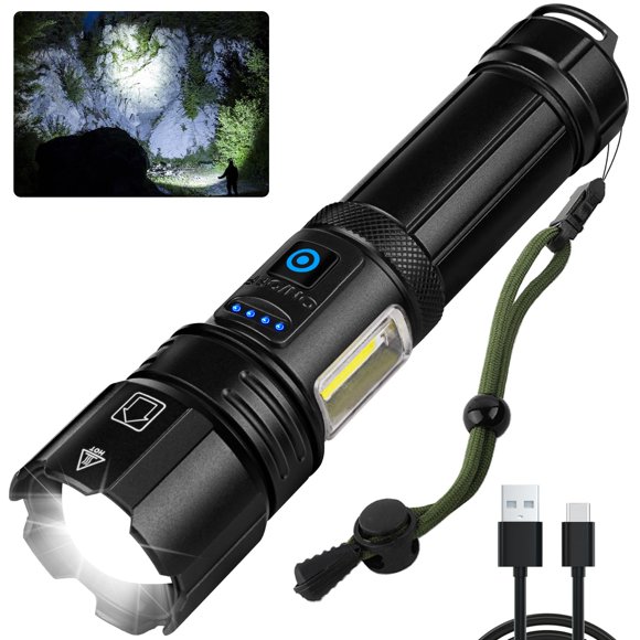Linterna KINGCAESAR 90.000 lúmenes IPX7 impermeable