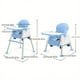 thumbnail image 2 of New Multifunctional Adjustable Baby Feeding Chair Foldable Restaurant Children's High Chair Cheap Dining Chair Three Kinds Of Pushable Wheeled Dining Chair, 2 of 2