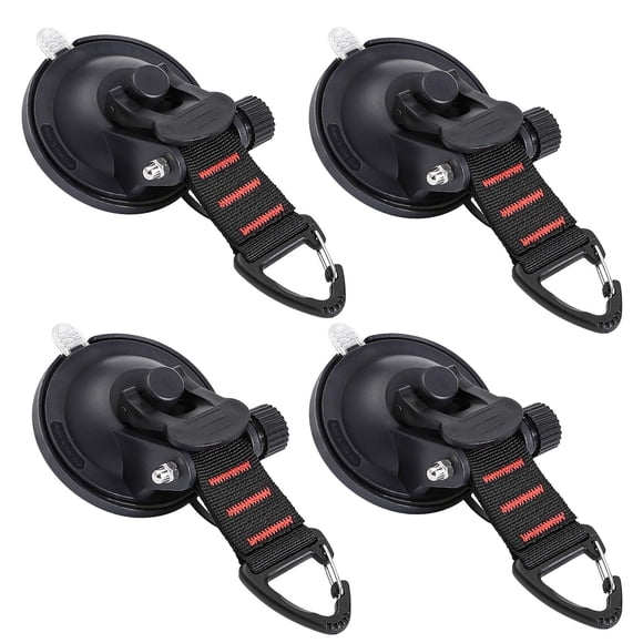 Ganchos con ventosa CONBOLA Heavy Duty, 4 unidades, mejorados para acampar