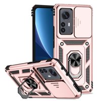 Estuche Gangxun Para Xiaomi 12 Pro, Soporte Giratorio 360°, Estilo Mecánico Y Magnético