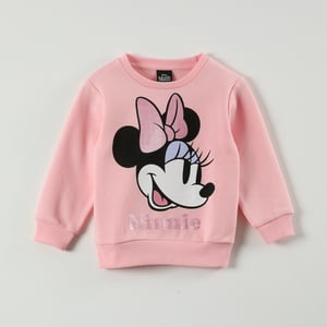 Poleron Niña Minnie Classics Rosado Disney