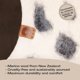 thumbnail image 3 of Cueva para Gato MEOWFIA de Lana Merino – Talla Grande, Estampado Leopardo de las Nieves, 3 of 7