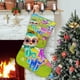 thumbnail image 1 of Calcetines de Navidad Do Re Mi Lino Blanco 45cm x 32cm, 1 of 5